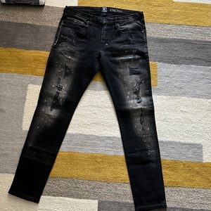 PRPS distressed denim